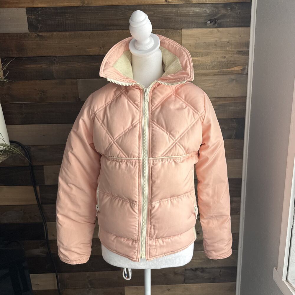 Vintage 1st Down First Down Goose Down Puffer Jacket Pink USA Women's Small